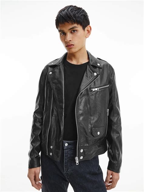 calvin klein leather biker jacket|calvin klein jacket costco.